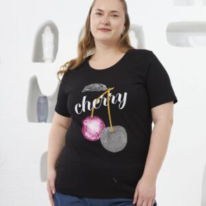 Plus Size Casual Tshirt With Letter Print - Brand: RMG - Women & Kids, Baby Clothes Wholesale - TheBS Women