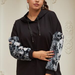 Black Oversized Hooded Neck Sweatshirt - Brand: RMG - Women & Kids, Baby Clothes Wholesale - TheBS Women