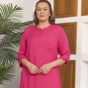 Modest Plus Size Casual Blouse - Brand: RMG - Women & Kids, Baby Clothes Wholesale - TheBS Women