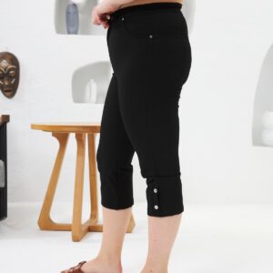 Black Casual Plus Size Tregging Pants - Brand: RMG - Women & Kids, Baby Clothes Wholesale - TheBS Women