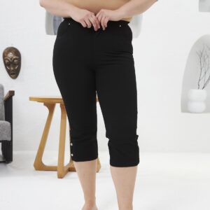Black Casual Plus Size Tregging Pants - Brand: RMG - Women & Kids, Baby Clothes Wholesale - TheBS Women