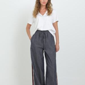 White Casual Streetwear V-Neck Tshirt - Brand: SOUL - Women & Kids, Baby Clothes Wholesale - TheBS Women