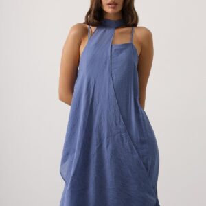 Blue Casual Elegant Boho Sexy Formal Slip Dress - Brand: Reyon - Women & Kids, Baby Clothes Wholesale - TheBS Women