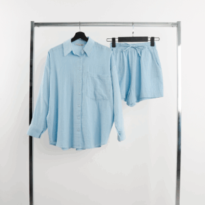 Casual High Waist Paper Bag Shorts - Brand: Cream Rouge - Women & Kids, Baby Clothes Wholesale - TheBS Women