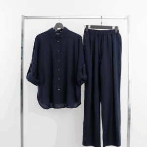 Shirt With Polo Neck And Long Sleeves - Brand: Cream Rouge - Women & Kids, Baby Clothes Wholesale - TheBS Women