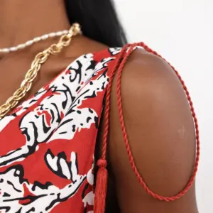 Red Boho Floral Maxi Dress - Brand: Cream Rouge - Women & Kids, Baby Clothes Wholesale - TheBS Women