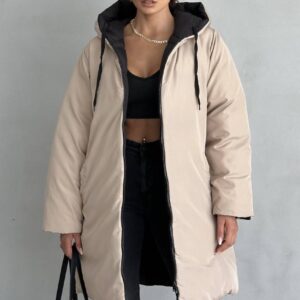Oversized Hooded Puffer Coat - Brand: My Jest Fashion - Women & Kids, Baby Clothes Wholesale - TheBS Women