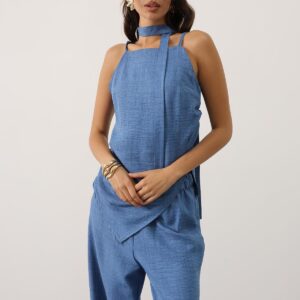 Blue Elegant Casual Set - Brand: Reyon - Women & Kids, Baby Clothes Wholesale - TheBS Women