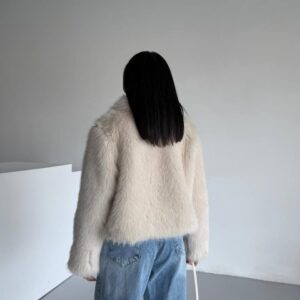Fur Jacket With Zip Up Closure - Brand: My Jest Fashion - Women & Kids, Baby Clothes Wholesale - TheBS Women
