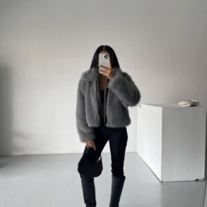 Glam Elegant Fur Jacket - Brand: My Jest Fashion - Women & Kids, Baby Clothes Wholesale - TheBS Women