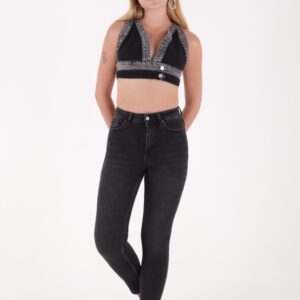 Jeans - Anthracite - Brand: XLove - Women & Kids, Baby Clothes Wholesale - TheBS Women