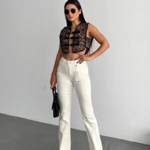 Stitched Wide Leg Relax Jeans - Brand: XLove - Women & Kids, Baby Clothes Wholesale - TheBS Women