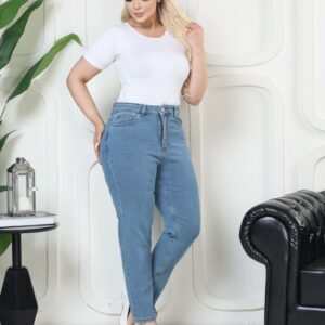 High Waist Comfort Slim Ankle Length Jeans - Brand: XLove - Women & Kids, Baby Clothes Wholesale - TheBS Women