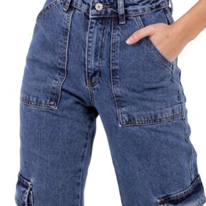 Cargo Pocket Wide Leg Jeans - Brand: XLove - Women & Kids, Baby Clothes Wholesale - TheBS Women