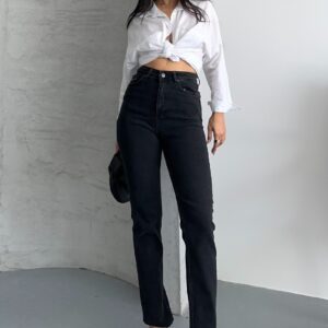 Black Casual Sexy Streetwear Mom Jeans - Brand: XLove - Women & Kids, Baby Clothes Wholesale - TheBS Women