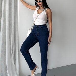 Mom Jeans High Waist Skinny Leg Buttoned - Brand: XLove - Women & Kids, Baby Clothes Wholesale - TheBS Women