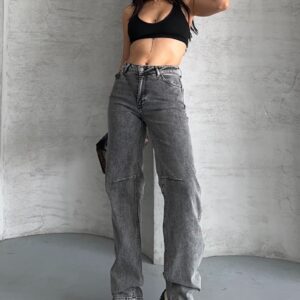 Mom Jeans With High Waist And Straight Leg - Brand: XLove - Women & Kids, Baby Clothes Wholesale - TheBS Women