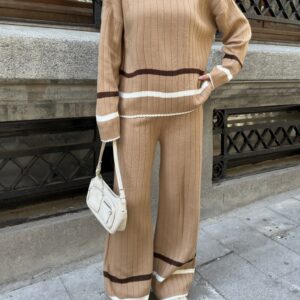 Beige Casual Elegant Modest Suit - Brand: My Fashion - Women & Kids, Baby Clothes Wholesale - TheBS Women