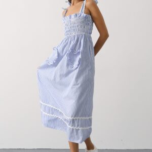 Casual Cute Preppy A-Line Dress - Brand: Reyon - Women & Kids, Baby Clothes Wholesale - TheBS Women