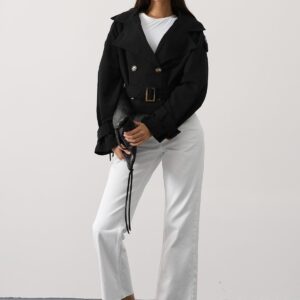 Trenchcoat Single-Breasted With Notched Collar - Brand: Reyon - Women & Kids, Baby Clothes Wholesale - TheBS Women