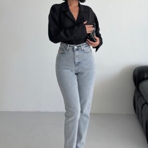 Mom Jeans High Waist Straight Leg Buttoned - Brand: XLove - Women & Kids, Baby Clothes Wholesale - TheBS Women