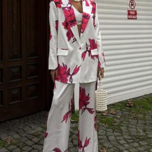 Rose Patterned Suit - Brand: Sobe Istanbul - Women & Kids, Baby Clothes Wholesale - TheBS Women