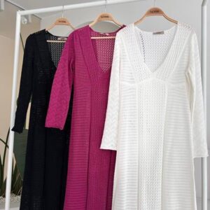 Openwork V Neck Dress - Brand: Sobe Istanbul - Women & Kids, Baby Clothes Wholesale - TheBS Women