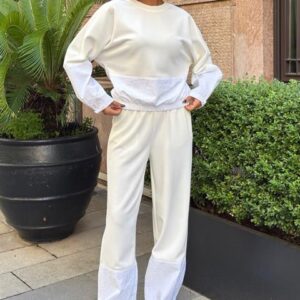 White Casual Sport Set - Brand: Sobe Istanbul - Women & Kids, Baby Clothes Wholesale - TheBS Women
