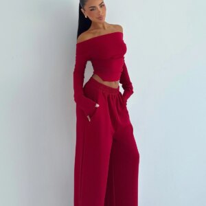 ClaretStylish Palazzo Set - Brand: EYYO ATELIER - Women & Kids, Baby Clothes Wholesale - TheBS Women