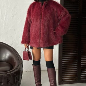 Fur Oversized Glam Jacket - Brand: Topshow - Women & Kids, Baby Clothes Wholesale - TheBS Women