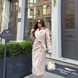 Double-Breasted Slim Fit Coat - Brand: My Jest Fashion - Women & Kids, Baby Clothes Wholesale - TheBS Women