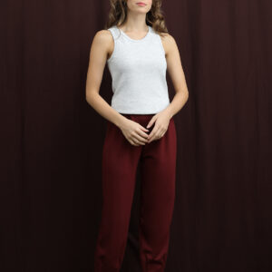 Claret Red Casual Sport Jogger Pants - Brand: Puane - Women & Kids, Baby Clothes Wholesale - TheBS Women