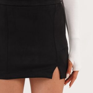 Bodycon Mini Skirt High Waist Zip Up - Brand: Lustrin - Women & Kids, Baby Clothes Wholesale - TheBS Women