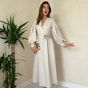 Elegant Modest Formal Wrap Dress - Brand: Elisa - Women & Kids, Baby Clothes Wholesale - TheBS Women