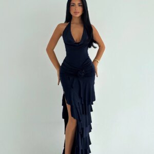NavySexy Elegant Maxi Slip Dress - Brand: EYYO ATELIER - Women & Kids, Baby Clothes Wholesale - TheBS Women