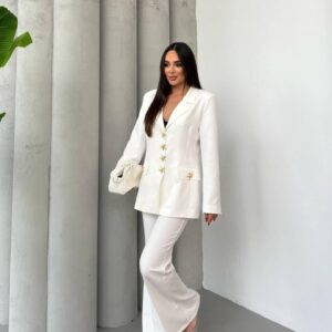 Glam Formal Suit With Flare Leg Bootcut Pants - Brand: My Jest Fashion - Women & Kids, Baby Clothes Wholesale - TheBS Women