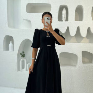 Elegant Fit And Flare Dress - Brand: Mode Roy - Women & Kids, Baby Clothes Wholesale - TheBS Women