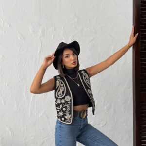 Floral Boho Vest - Brand: Topshow - Women & Kids, Baby Clothes Wholesale - TheBS Women