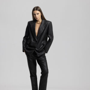 Black Elegant Single-Breasted Blazer Jacket - Brand: Cream Rouge - Women & Kids, Baby Clothes Wholesale - TheBS Women