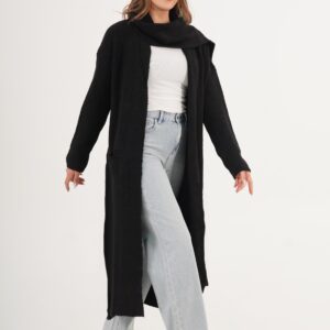 Casual Elegant Cardigan With Patch Pocket - Brand: Lustrin - Women & Kids, Baby Clothes Wholesale - TheBS Women