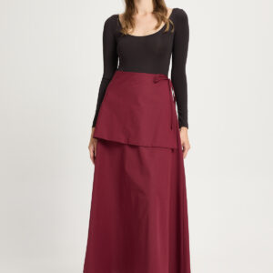 Wrap Maxi Skirt With High Waist Tie Closure - Brand: First Angels - Women & Kids, Baby Clothes Wholesale - TheBS Women