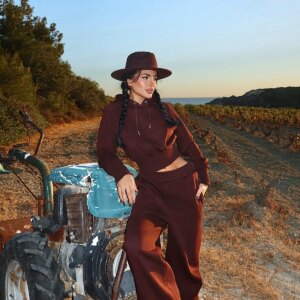 Tracksuit With Hooded Neck And Wide Leg Joggers - Brand: EYYO ATELIER - Women & Kids, Baby Clothes Wholesale - TheBS Women