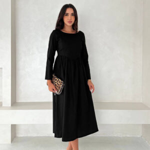 ElegantFit And Flare Midi Dress - Brand: Mode Roy - Women & Kids, Baby Clothes Wholesale - TheBS Women