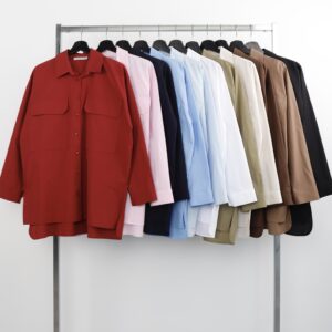 Oversized Fit Casual Shirt - Brand: Cream Rouge - Women & Kids, Baby Clothes Wholesale - TheBS Women