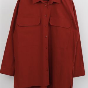 Red Polo Neck Shirt With Buttoned Closure - Brand: Cream Rouge - Women & Kids, Baby Clothes Wholesale - TheBS Women