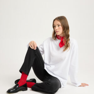 Tshirt Oversized High Neck Long Sleeve - Brand: First Angels - Women & Kids, Baby Clothes Wholesale - TheBS Women