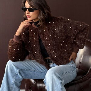 Oversized Bomber Jacket With Buttoned Closure - Brand: Topshow - Women & Kids, Baby Clothes Wholesale - TheBS Women