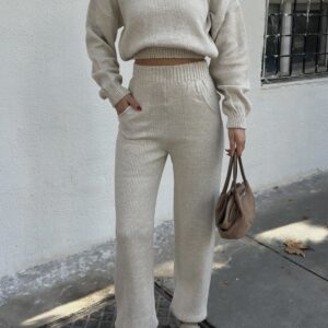 Beige Casual Streetwear Suit - Brand: My Fashion - Women & Kids, Baby Clothes Wholesale - TheBS Women