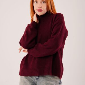 Sweater With Turtle Neck Oversized Fit - Brand: Lustrin - Women & Kids, Baby Clothes Wholesale - TheBS Women