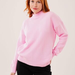Sweater Oversized Polo Neck Long Sleeve - Brand: Lustrin - Women & Kids, Baby Clothes Wholesale - TheBS Women